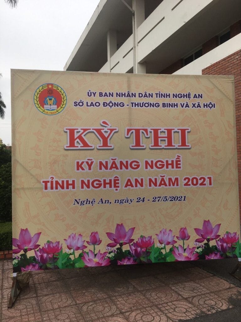 THÔNG BÁO KỲ THI KỸ NĂNG NGHỀ TỈNH NGHỆ AN NĂM 2021