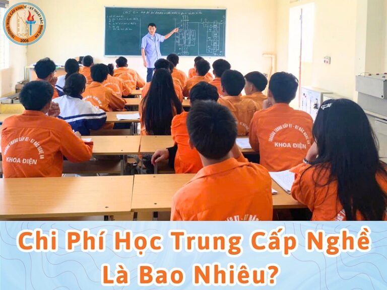 chi phí học trung cấp nghề là bao nhiêu