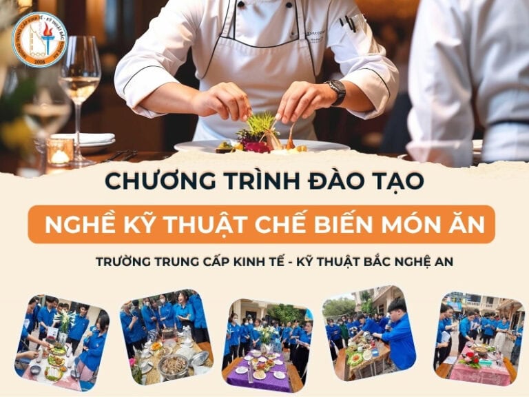 nghề kỹ thuật chế biến món ăn