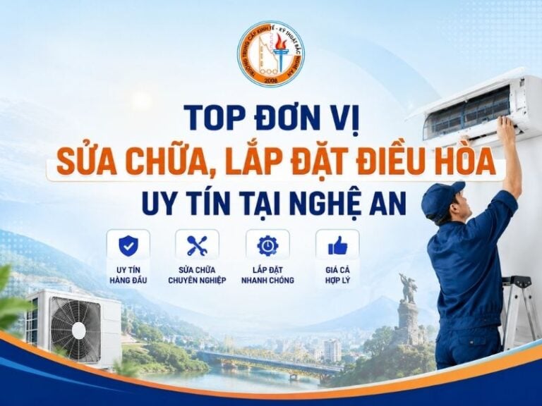 đơn vị sửa chữa, lắp đặt điều hòa tại nghệ an