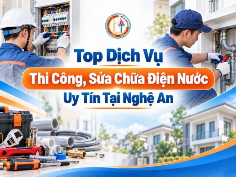 thi công sửa chữa điện nước tại nghệ an
